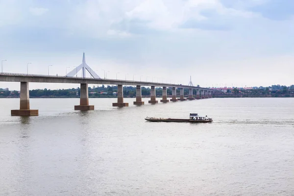 Second Thai Lao Friendship Bridge Mekong River Mukdahan Thailand — Stock Photo, Image