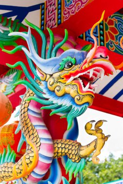 Ölçünün Çin ejderha desenleri. 