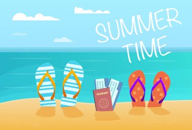 Flip flop ve pasaport