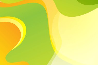 Soyut yeşil sıvı akış dinamik arka planı. Vektör illüstrasyon tasarımı.