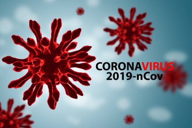 3D salgın covid-19 virüsü ve antiviral ilaç Corona virüsü konsepti.