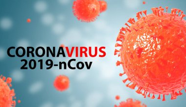 3D salgın covid-19 virüsü ve antiviral ilaç Corona virüsü konsepti.
