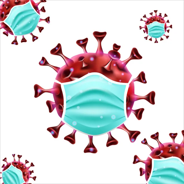 大流行病Covid 19病毒和抗病毒药物Coronavirus的概念 矢量图解设计 — 图库矢量图片