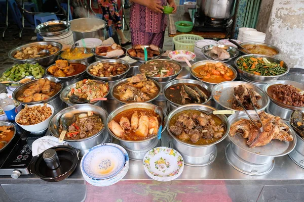 Saigon Vietnam - food seller Cong xa Paris Square