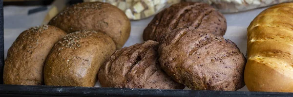 Pekařské Výrobky Koláče Buchty Chléb Pečivo — Stock fotografie