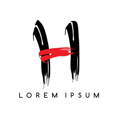 siyah ve kırmızı mektup logo