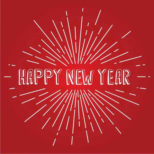 Bonne année salutations — Image vectorielle
