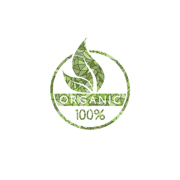 Logo für Bio-Produkte — Stockvektor