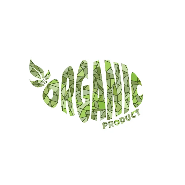 Logo für Bio-Produkte — Stockvektor