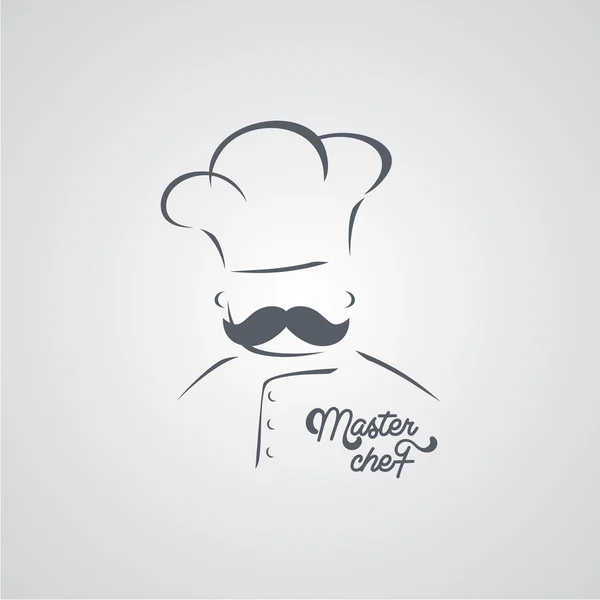 Maître chef avatar icône — Image vectorielle