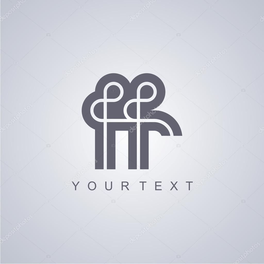 Ff Initial Letters Logotype Stock Vector C Vectorfirst 127408560