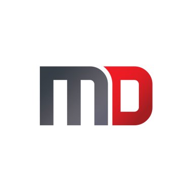 MD başlangıç harfi logo