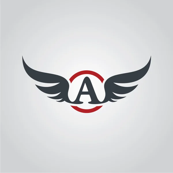 Logotipo del símbolo del aviador — Vector de stock