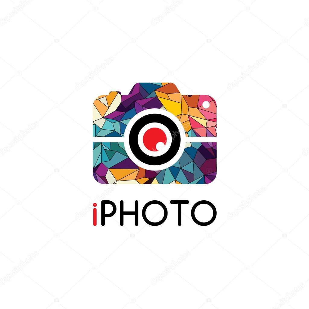 colorful geometrical photography logo
