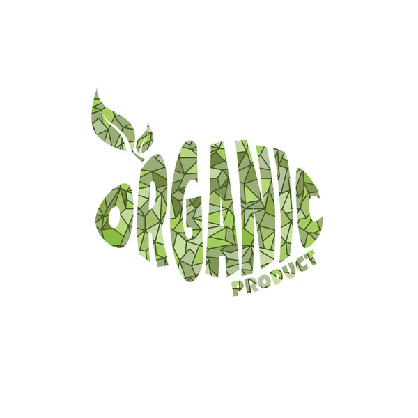 Logotyp för ekologiska produkter — Stock vektor