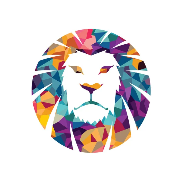 Logo de la tête de lion — Image vectorielle