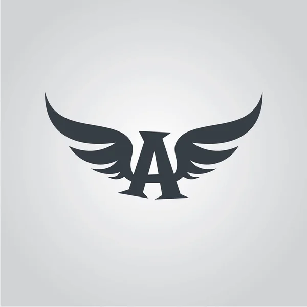 Logotipo del signo del aviador — Vector de stock