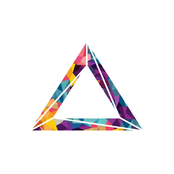 Logotype de triangle d'art — Image vectorielle