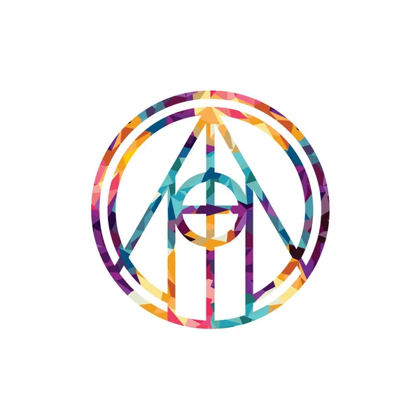Patrón étnico de círculos Mandala — Archivo Imágenes Vectoriales