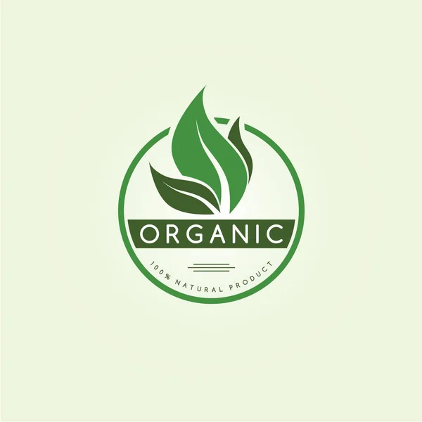 Λογότυπο των βιολογικών προϊόντων — Διανυσματικό Αρχείο