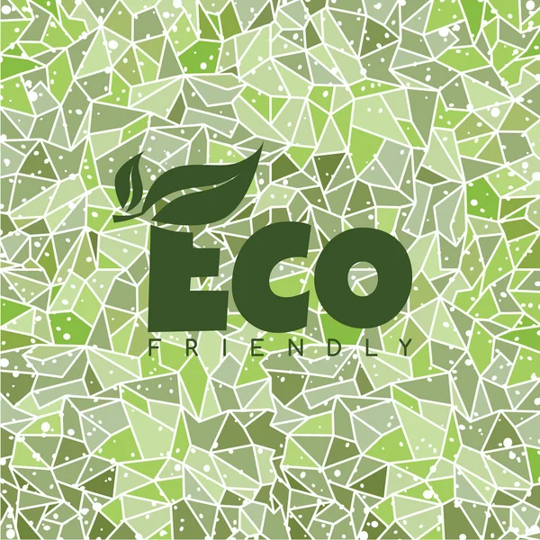Környezetbarát termék logo — Stock Vector
