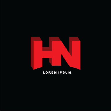 Harfler Hn logo simge katıldı