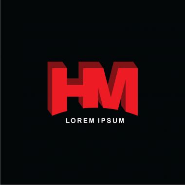 Harfler Hm logo simge katıldı