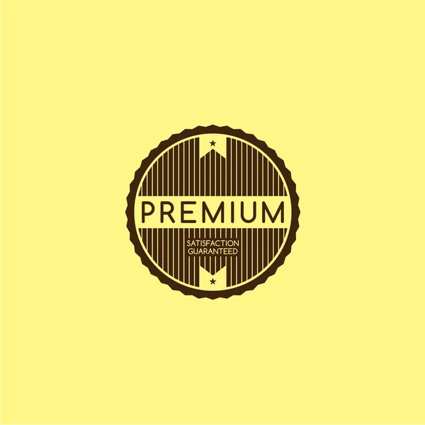Premium label tecken — Stock vektor