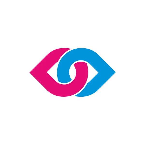 Buchstaben oo Logo — Stockvektor