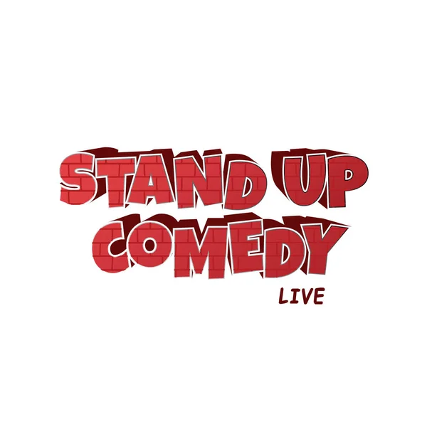 Stand-up-Comedy — Stockvektor