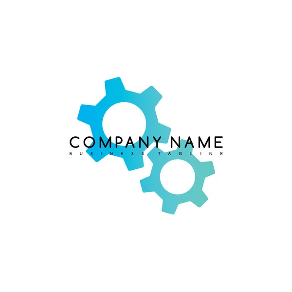 Nombre de la empresa business tagline — Vector de stock