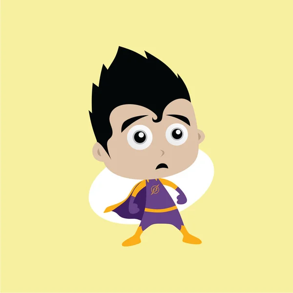 Cartoon super hero — Stock Vector