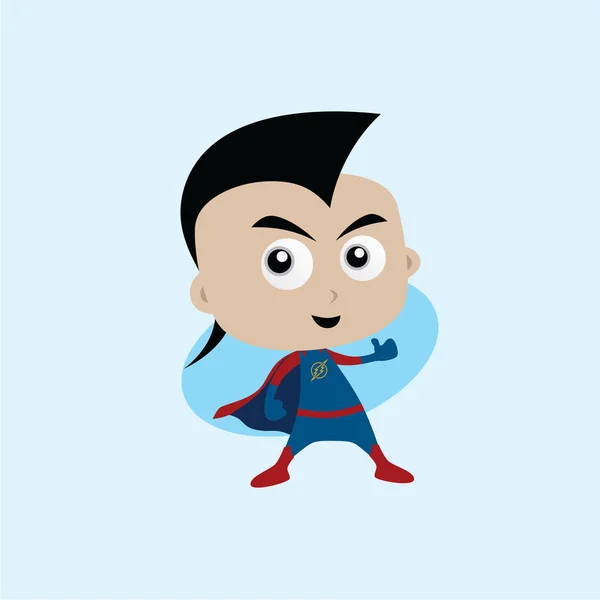 Cartoon super hero — Stock Vector