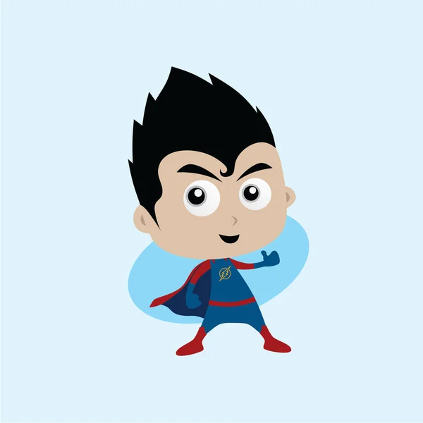 Super bohater kreskówki — Wektor stockowy