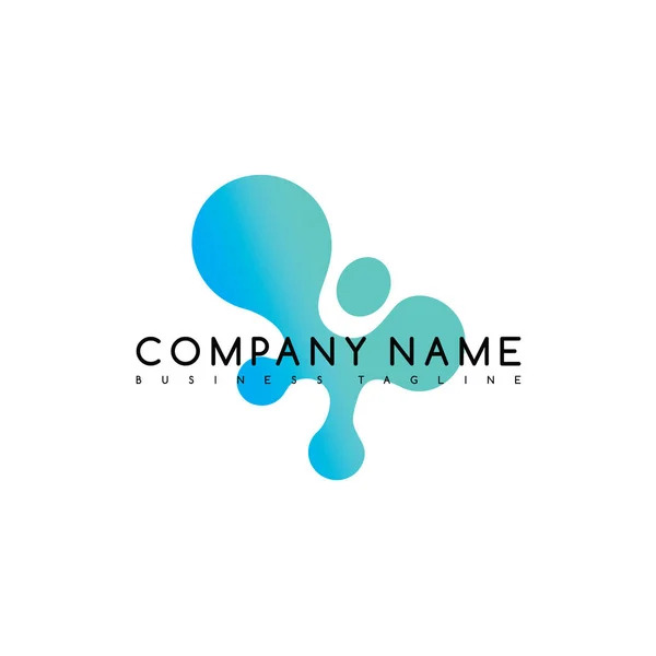 Nombre de la empresa business tagline — Archivo Imágenes Vectoriales
