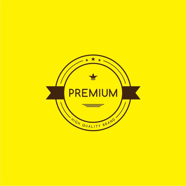 Premium-Label-Zeichen — Stockvektor