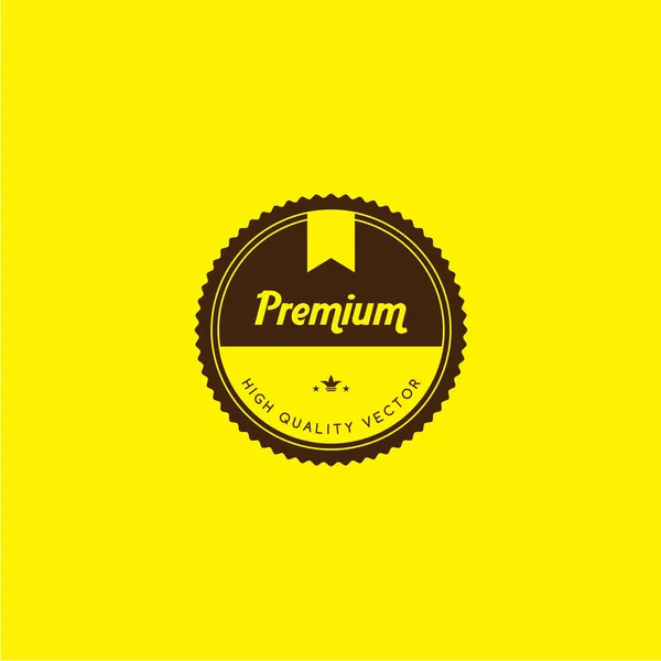 Premium label sign — Stock Vector