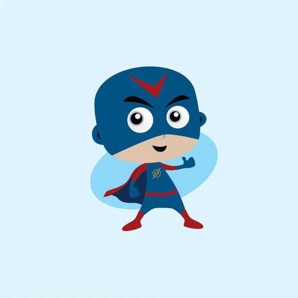 Cartoon super hero — Stock Vector