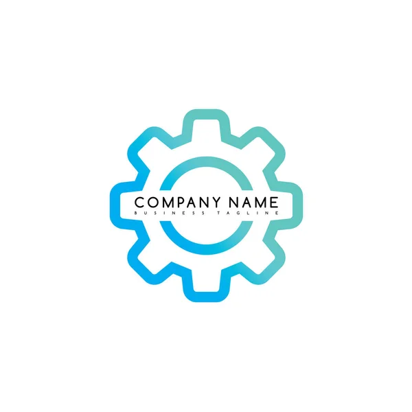 Nombre de la empresa business tagline — Vector de stock