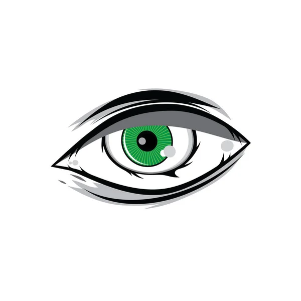 Płaski ikonę oka — Wektor stockowy