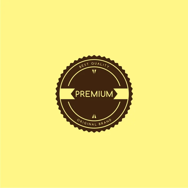 Premium label sign — Stock Vector