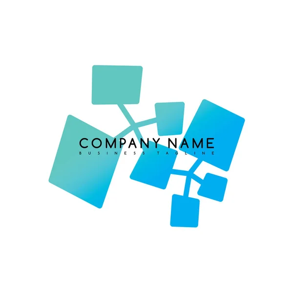 Nombre de la empresa business tagline — Archivo Imágenes Vectoriales