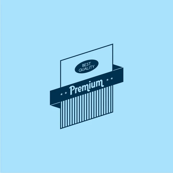 Premium label sign — Stock Vector