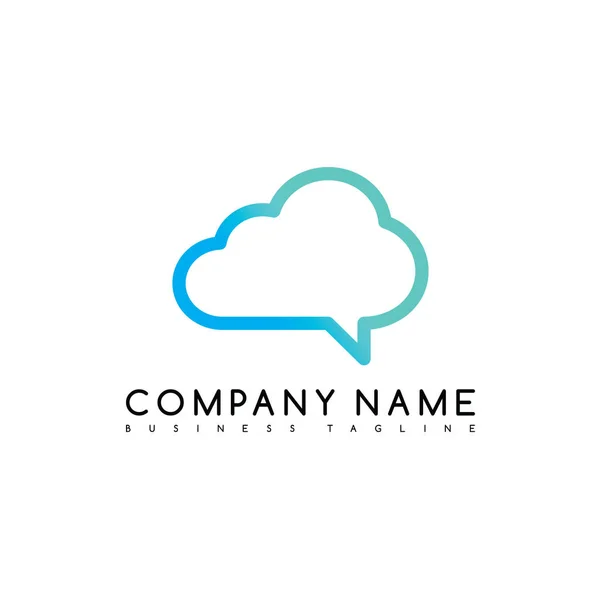 Nombre de la empresa business tagline — Vector de stock