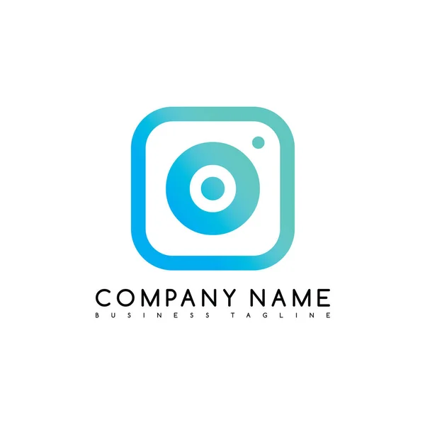 Nombre de la empresa business tagline — Vector de stock