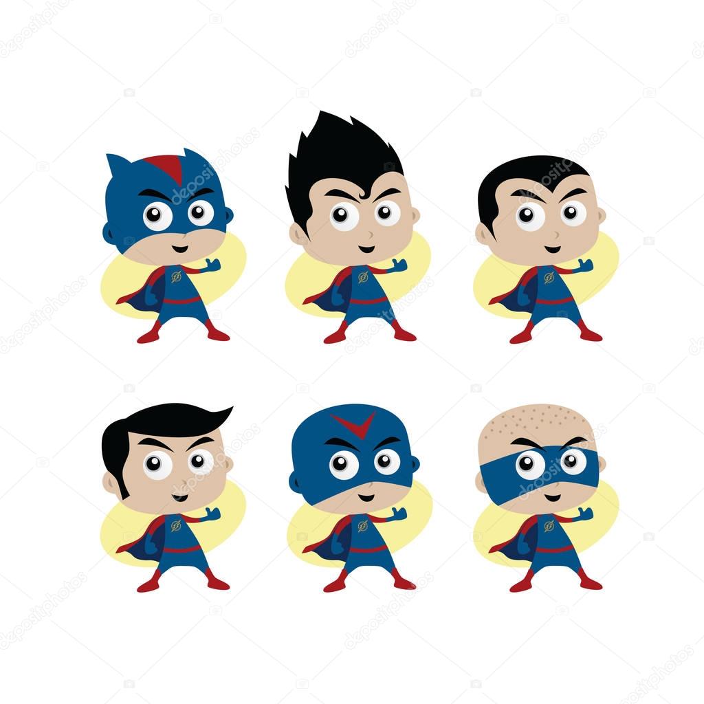 cartoon super heroes