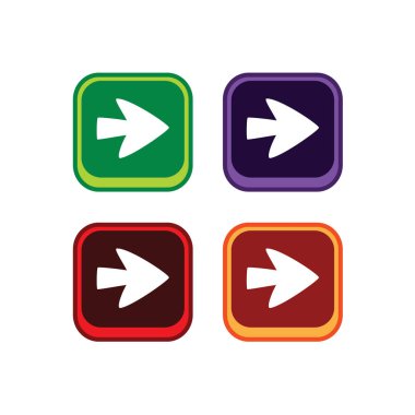 imleç ok renk app Icons set