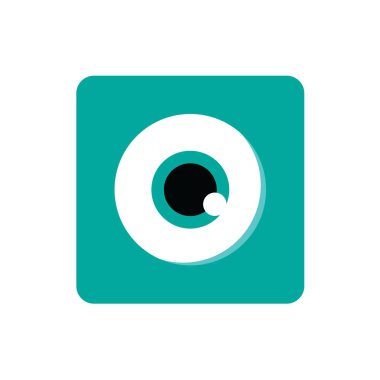 renkli karikatür göz