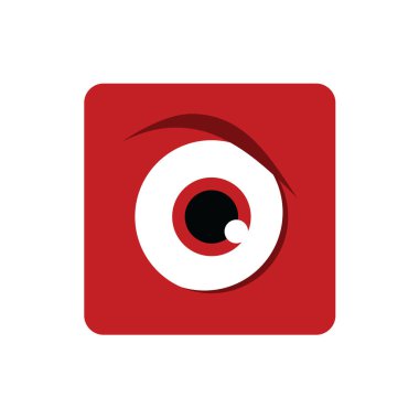 renkli karikatür göz