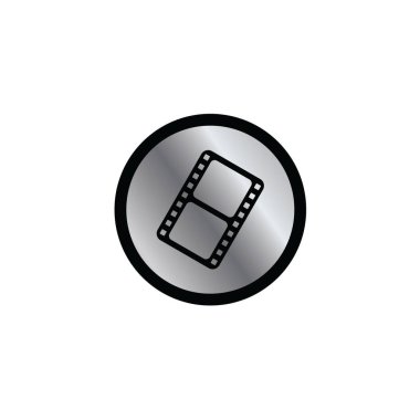 Film parlak renkli web sitesi simgesi 
